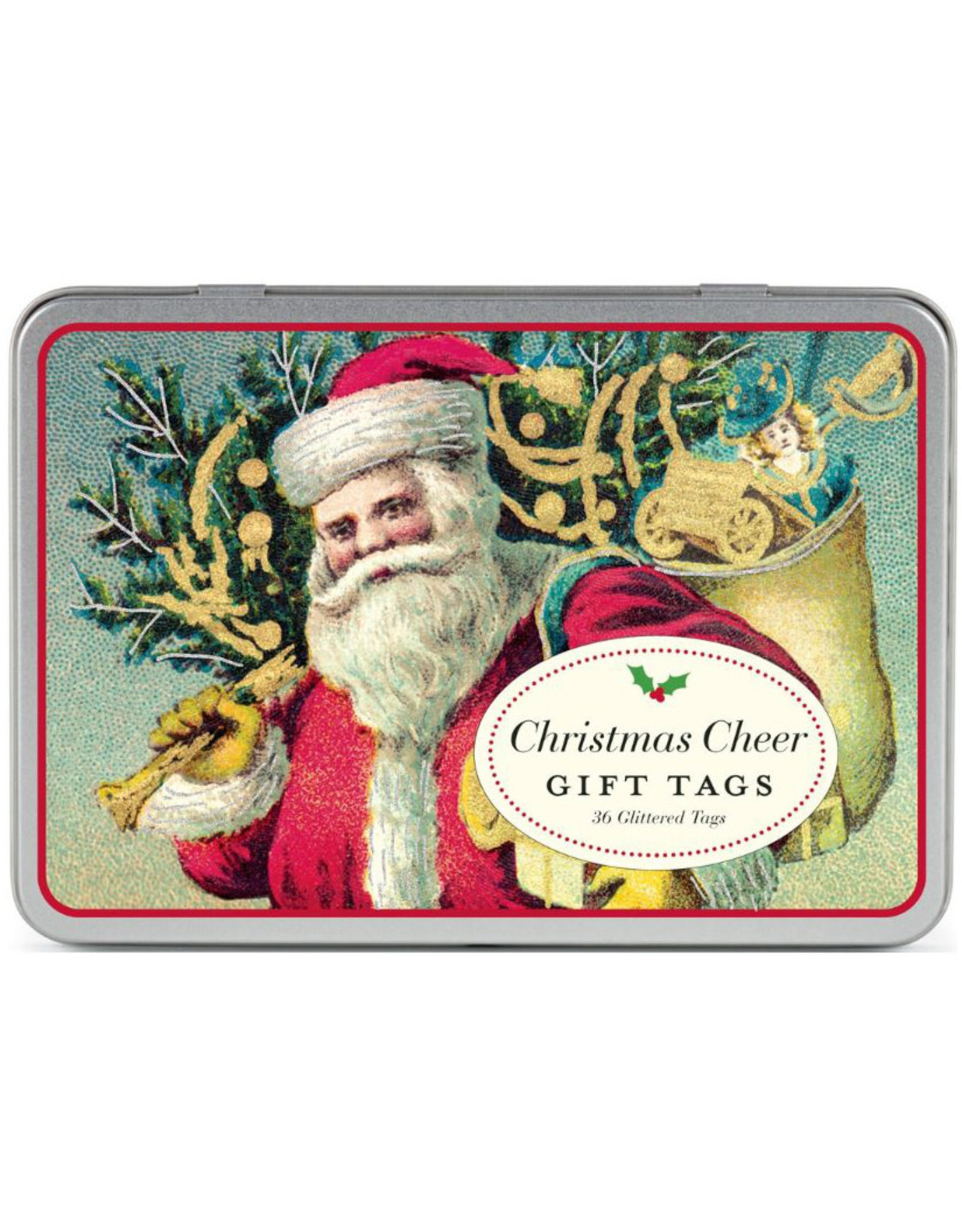 Cavallini Papers & Co. Christmas Santa Gift Tags