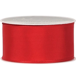 The Gift Wrap Company Bright Red Wired Edge Ribbon