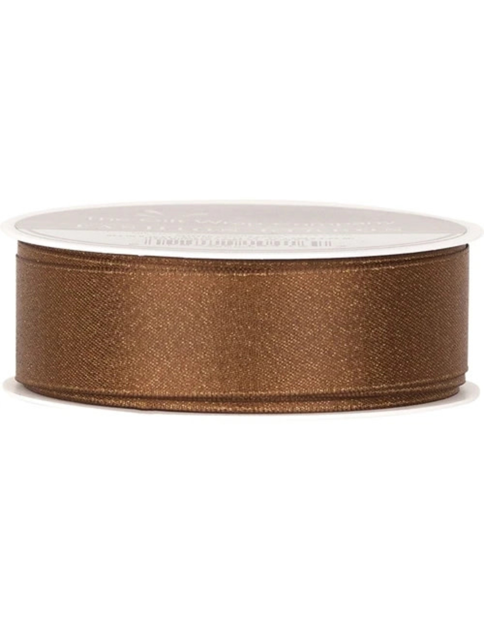 The Gift Wrap Company Brown Glitter Satin Ribbon