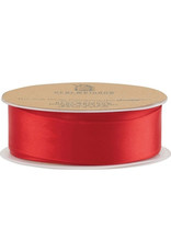 The Gift Wrap Company Red Double Faced Satin Ribbon