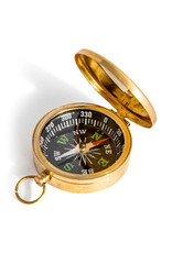 Authentic Models Small Gold Compass