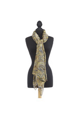 2 Chic Marbled Green Print Scarf