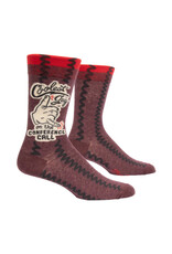 Blue Q Coolest Guy on the Conference Call Men's Crew Socks