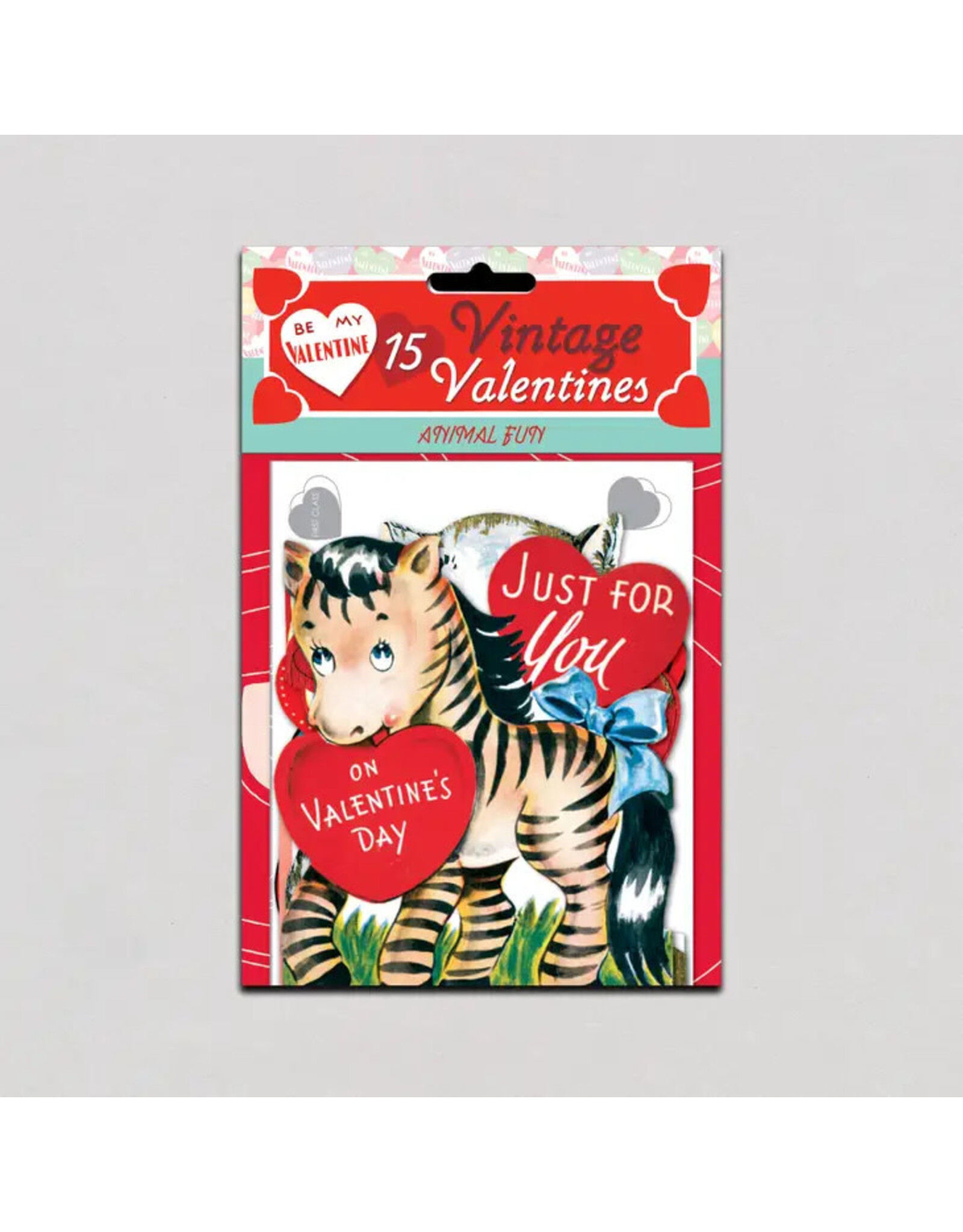 Laughing Elephant 15 Vintage Valentines: Fun With Animals