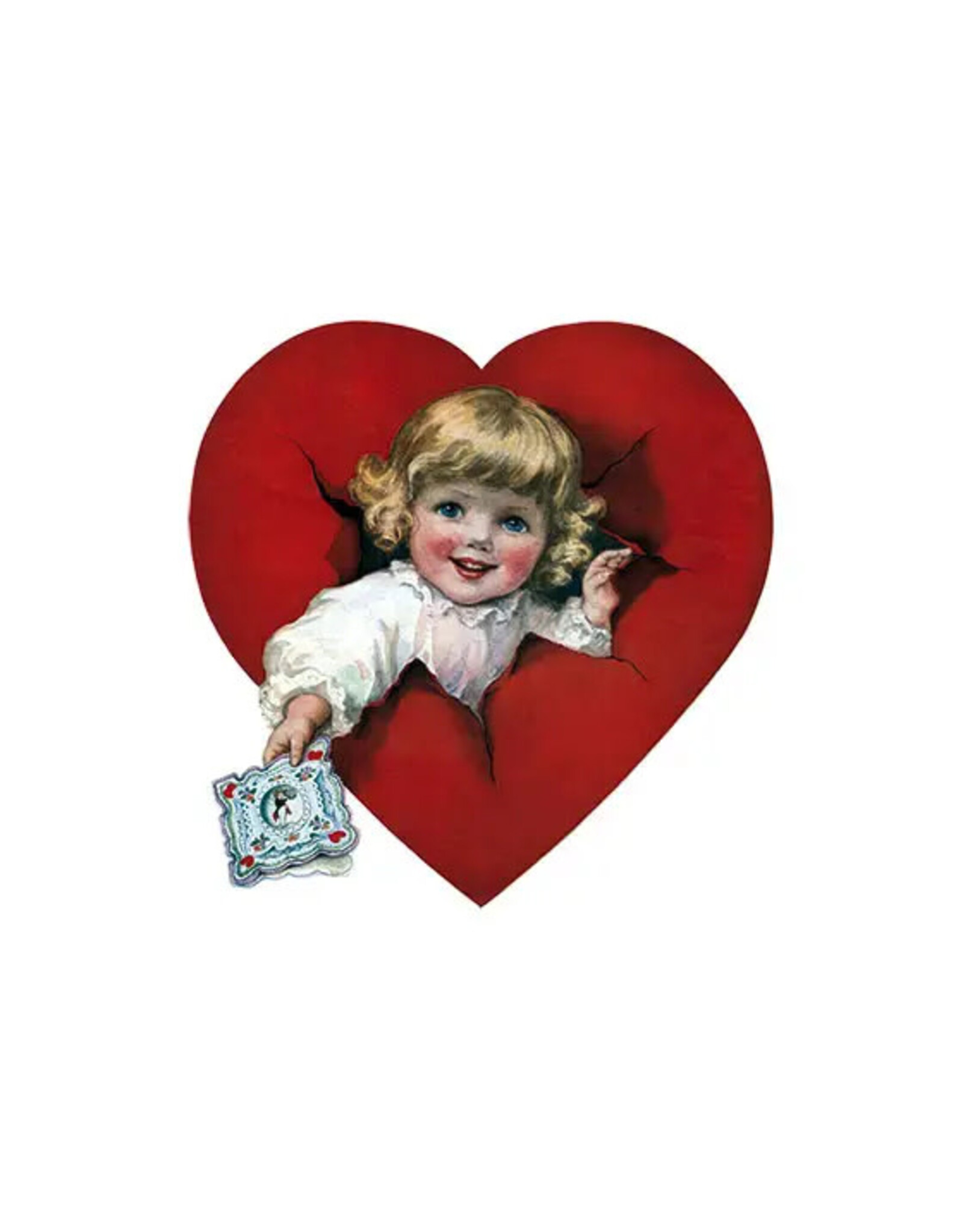 Laughing Elephant Baby Offers a Valentine Notecard