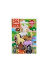 Iwako Savannah Erasers Blister Pack