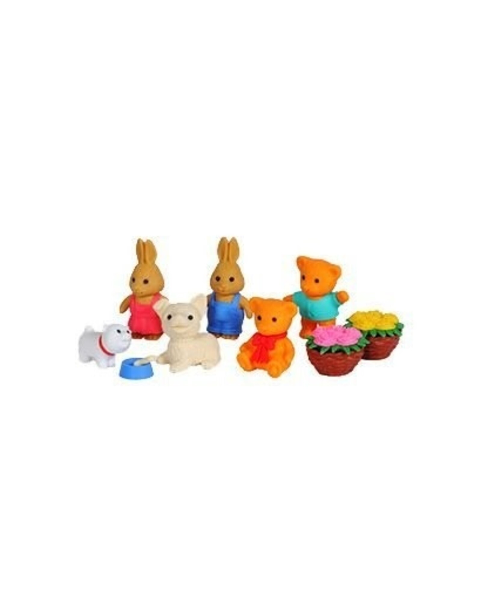 Iwako Animal Park Erasers Blister Pack