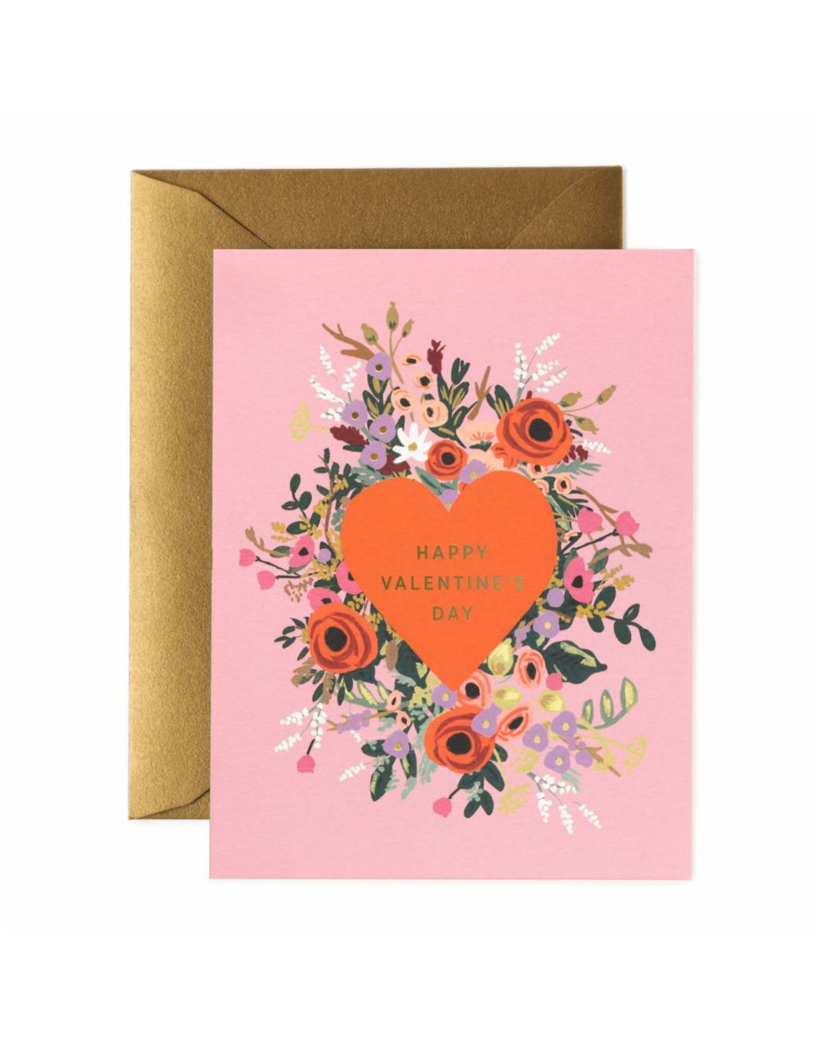 Rifle Paper Co. Blooming Heart Valentine's Day Notecard
