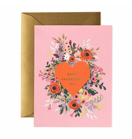 Rifle Paper Co. Blooming Heart Valentine's Day Notecard