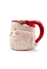 Two's Company Jolly Santa Mug