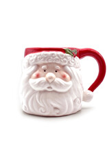 Two's Company Jolly Santa Mug