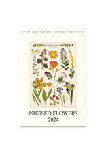 Cavallini Papers & Co. 2024 Wall Calendar Pressed Flowers