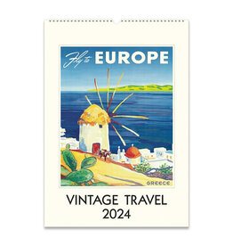 Cavallini Papers & Co. 2024 Wall Calendar Travel