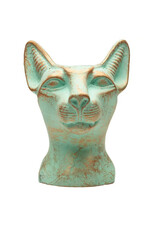 Discoveries Egyptian Imports 3.5 in. Bastet Cat Bust Patina Small