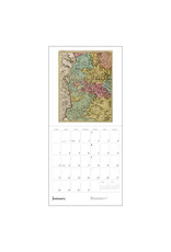 Pomegranate Antique Maps 2024 Wall Calendar
