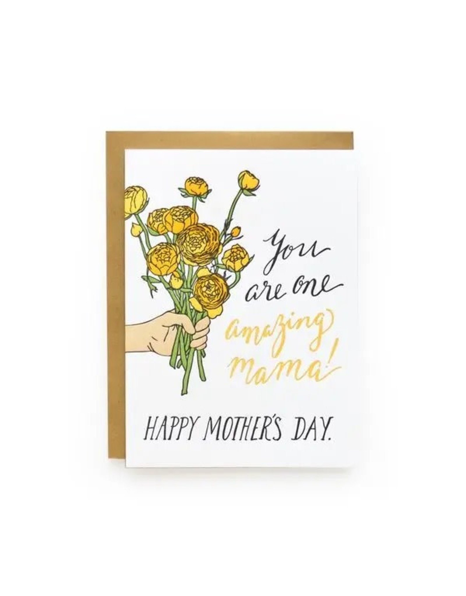 Wild Ink Press Amazing Mama Mother's Day A2 Notecard