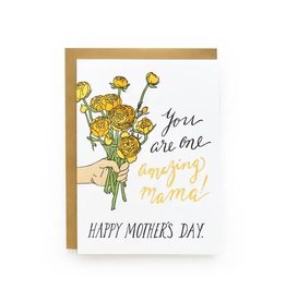 Wild Ink Press Amazing Mama Mother's Day A2 Notecard