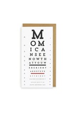 Wild Ink Press Eye Chart Mom See Now #7 Notecard