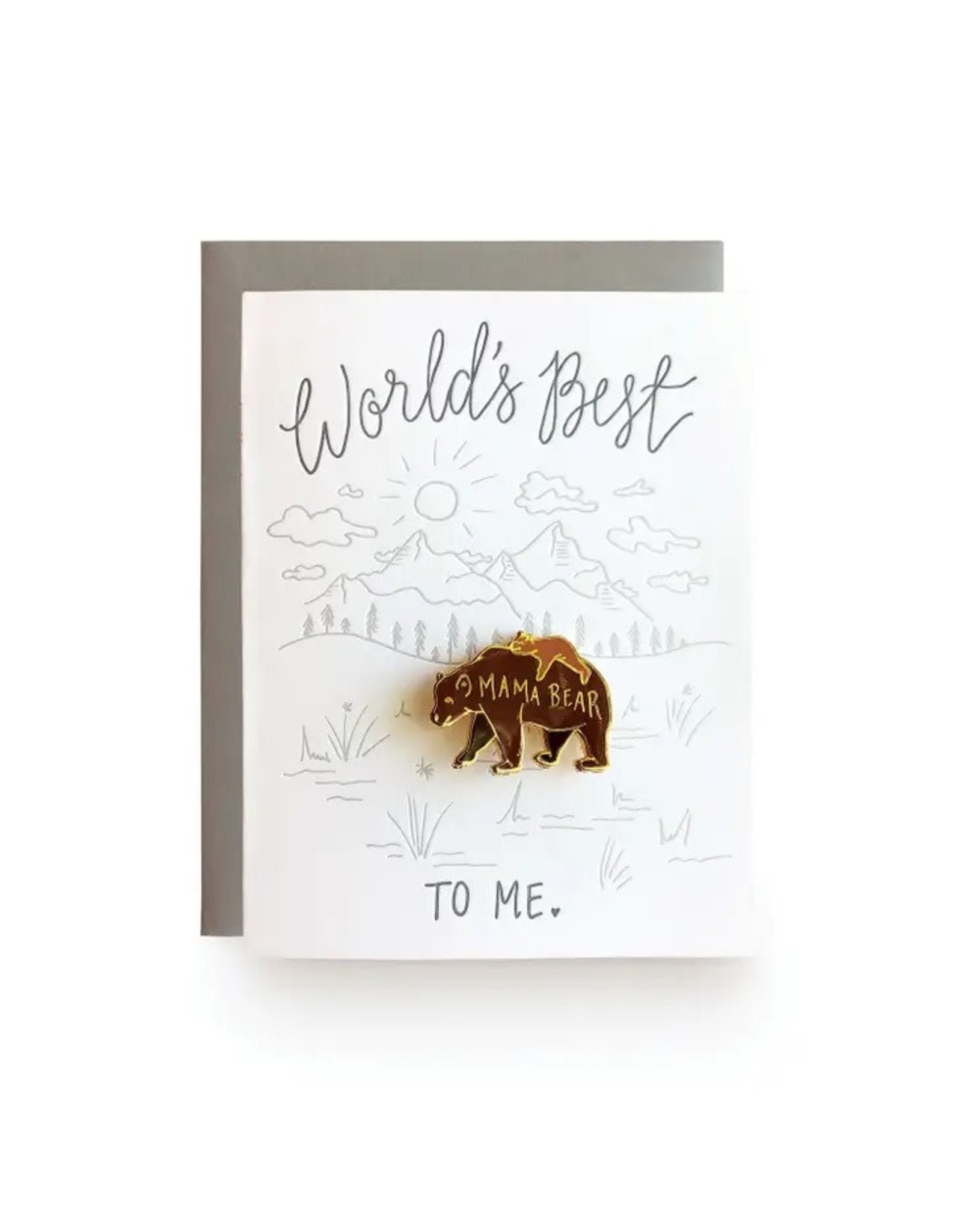 Wild Ink Press Mama Bear Mother's Day A2 Notecard