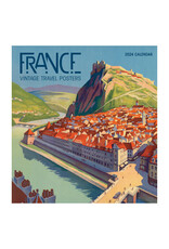 Pomegranate France: Vintage Travel Posters 2024 Wall Calendar