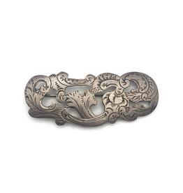 Vintage Etched Flourishes Bar Pin