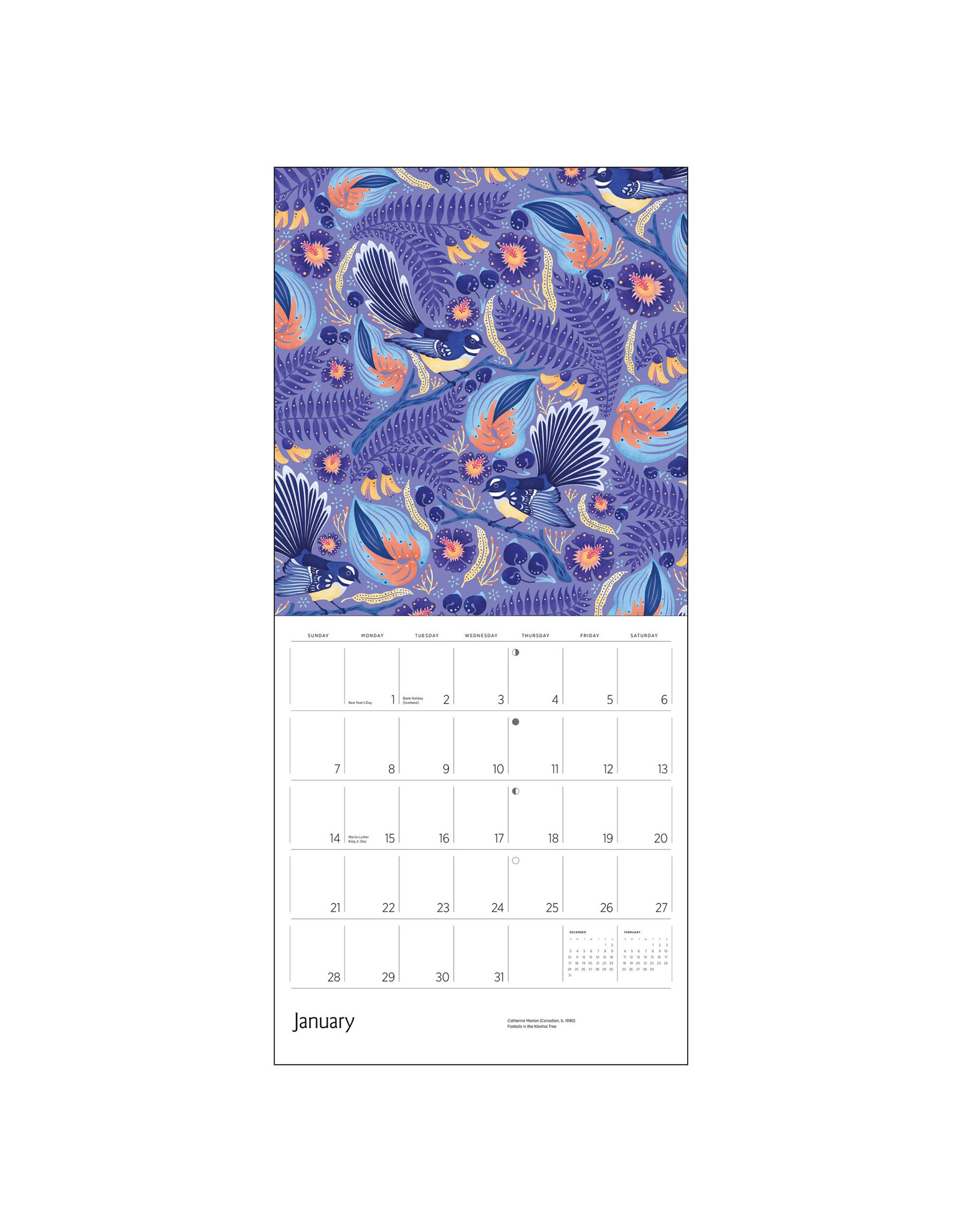 Pomegranate Catherine Marion: Folklore and Flora 2024 Wall Calendar