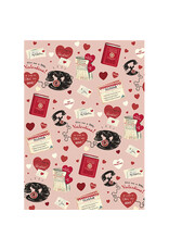 Cavallini Papers & Co. Wrap Valentine Message
