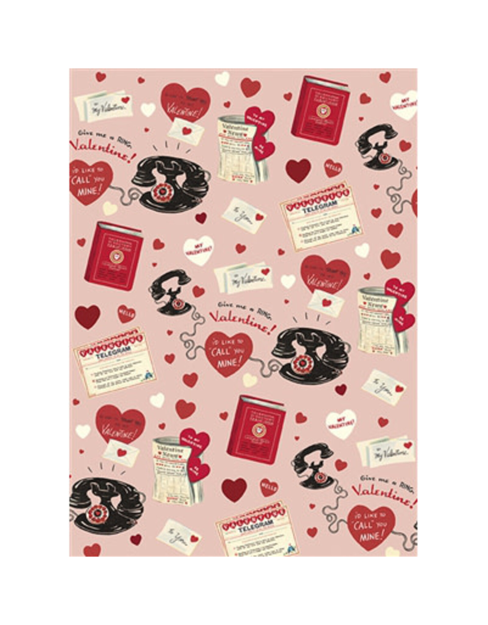 Cavallini Papers & Co. Wrap Valentine Message