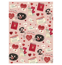 Cavallini Papers & Co. Wrap Valentine Message