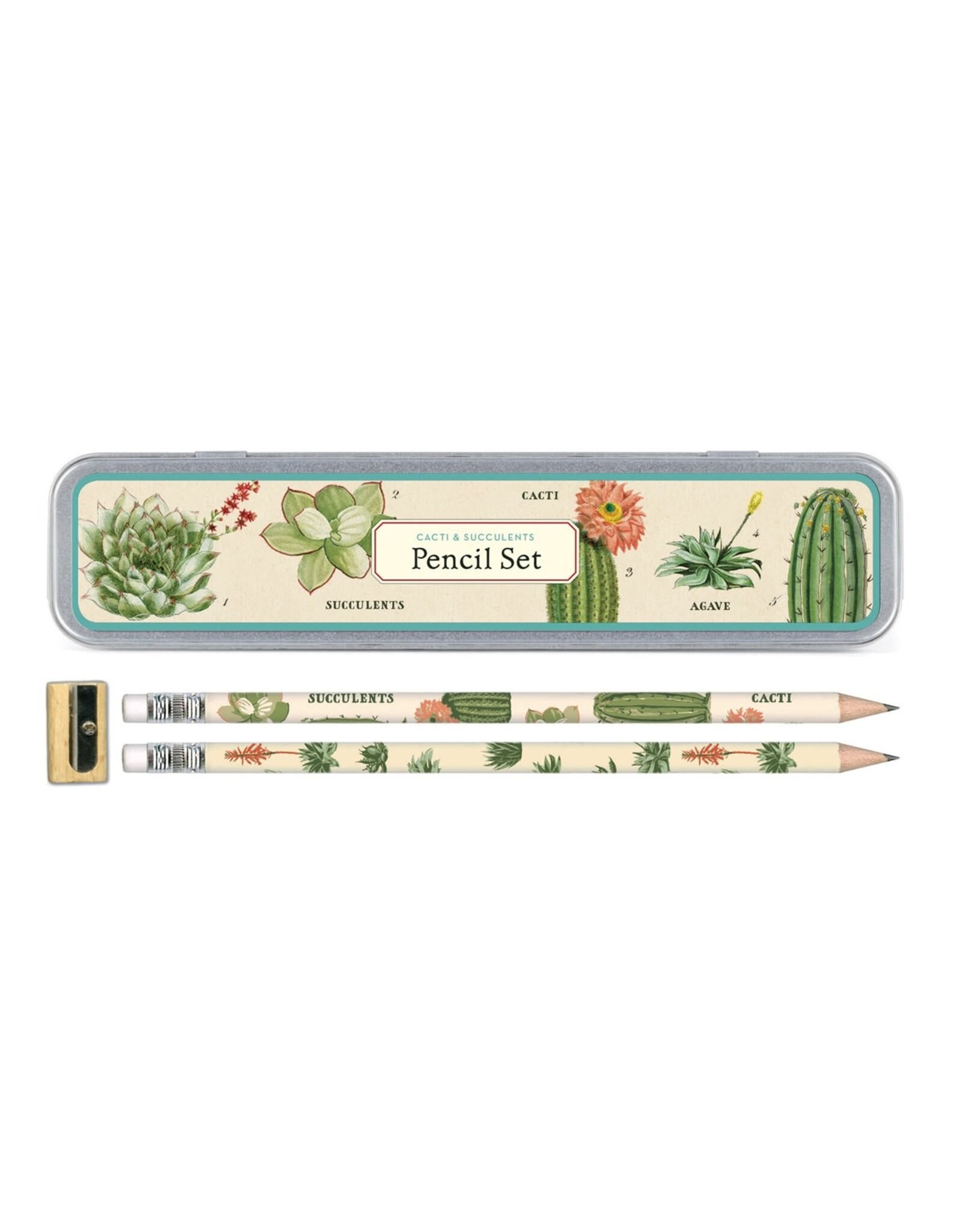 Cavallini Papers & Co. Succulents Pencil Set