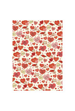 Cavallini Papers & Co. Wrap Valentine Hearts