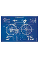 Cavallini Papers & Co. Wrap Bicycle Blueprint