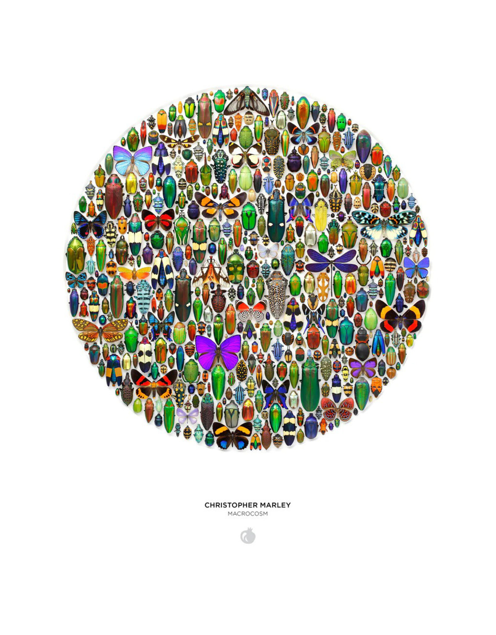 Pomegranate Christopher Marley: Macrocosm 500-Piece Circular Jigsaw Puzzle