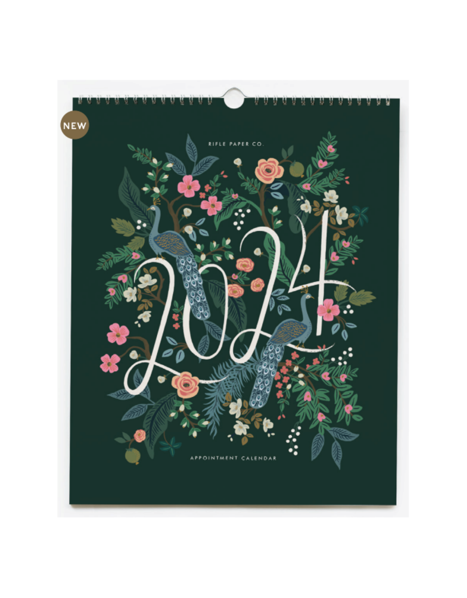Rifle Paper Co. 2024 Peacock Appointment Calendar