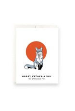 Antiquaria Fox Father's Day A2 Notecard