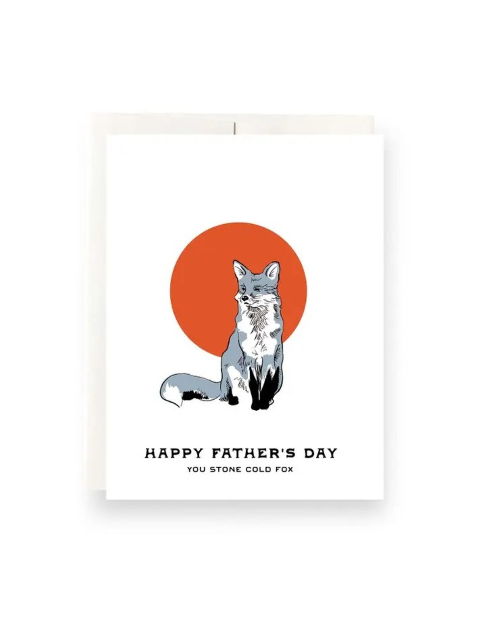 Antiquaria Fox Father's Day A2 Notecard