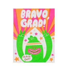 Hello!Lucky Bravo Grad Monster A2 Notecard
