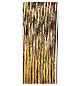 The Gift Wrap Company Gold Elastic Silver Cord