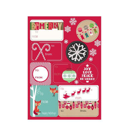 The Gift Wrap Company Holiday Fun Label Sheets