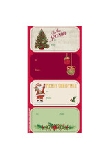 The Gift Wrap Company Holiday Nostalgia Label Pack