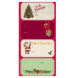 The Gift Wrap Company Holiday Nostalgia Label Pack
