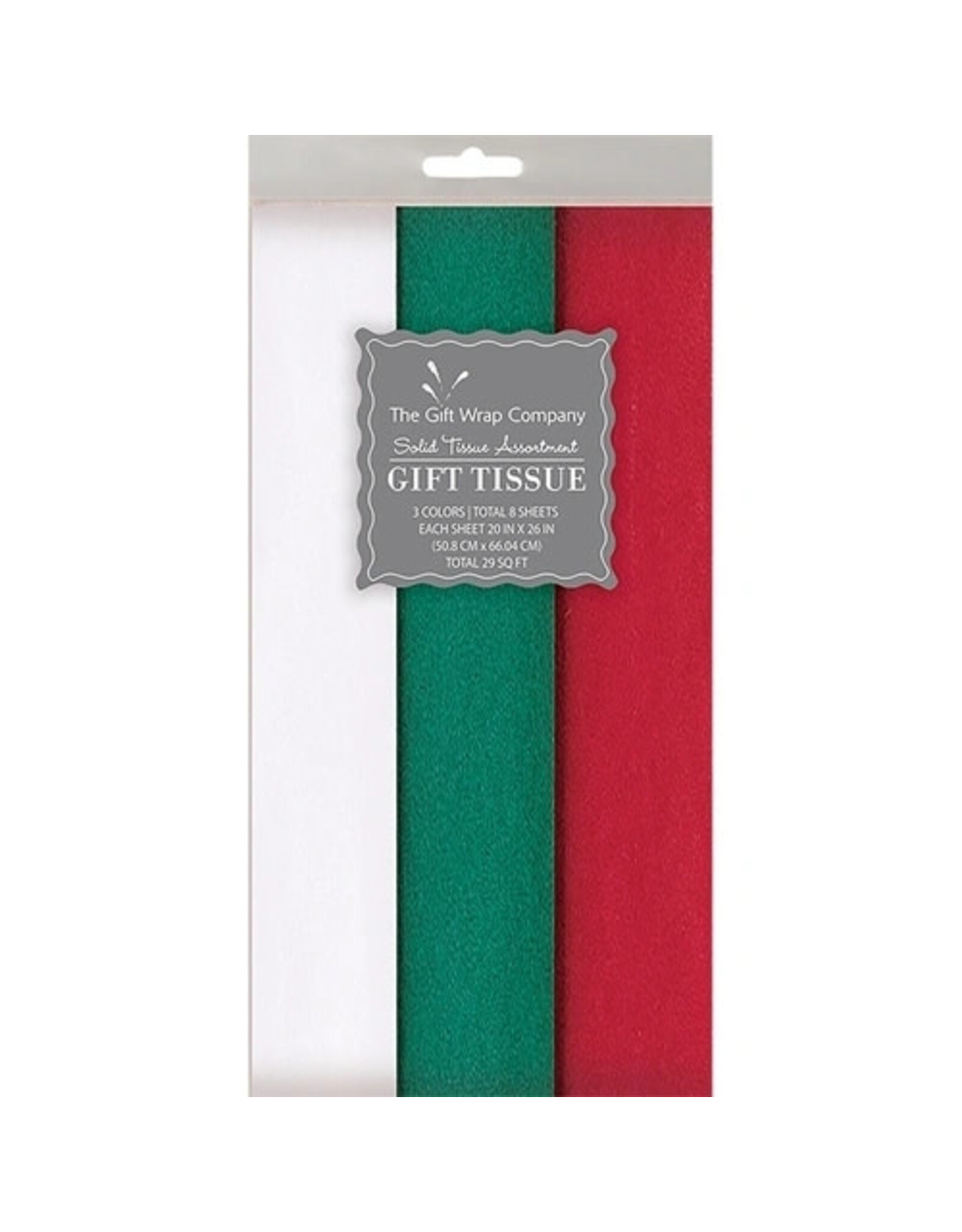 The Gift Wrap Company Holiday Solid Multi-Pack Tissue