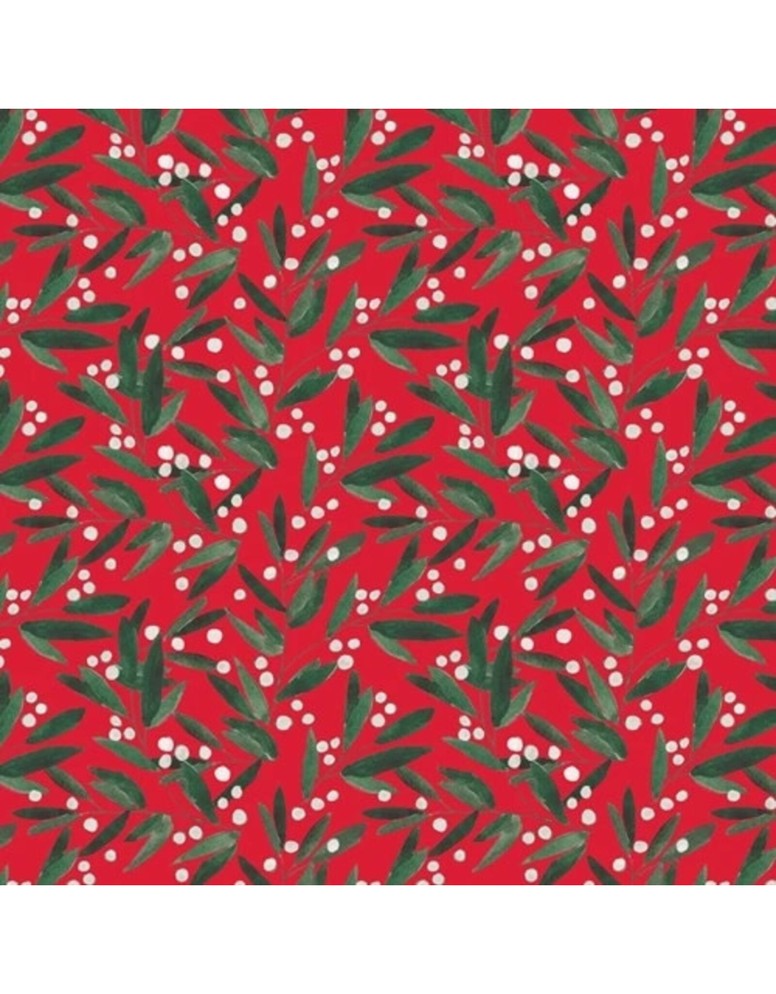 The Gift Wrap Company Holly Volley Printed Gift Tissue