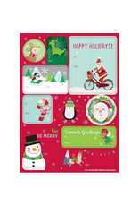 The Gift Wrap Company Kidding Around Christmas Label Sheets