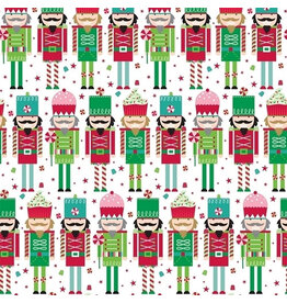 The Gift Wrap Company Nutcracker Sweet 10 ft Jumbo Roll Christmas Wrapping Paper