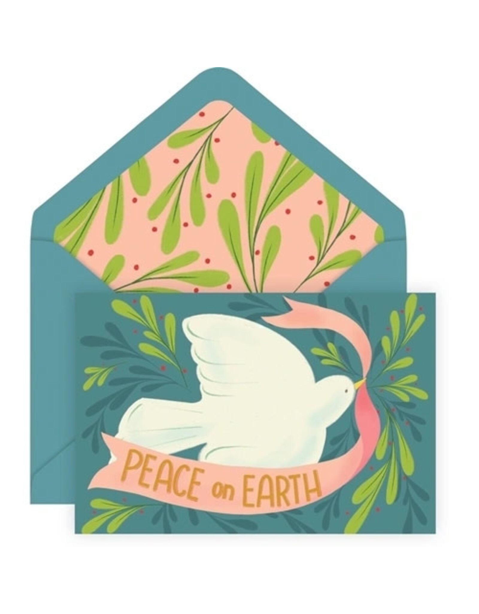 The Gift Wrap Company Peace on Earth Box of 5 Christmas Notecards
