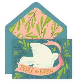 The Gift Wrap Company Peace on Earth Box of 5 Christmas Notecards