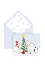 The Gift Wrap Company Polar Fete Box of 5 Christmas Notecards