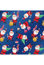 The Gift Wrap Company Santa's Folly 9 ft Jumbo Roll Christmas Wrapping Paper