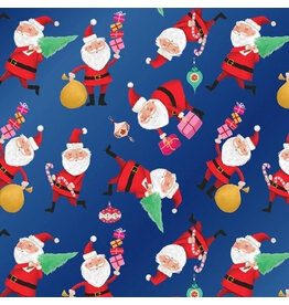 The Gift Wrap Company Santa's Folly 9 ft Jumbo Roll Christmas Wrapping Paper
